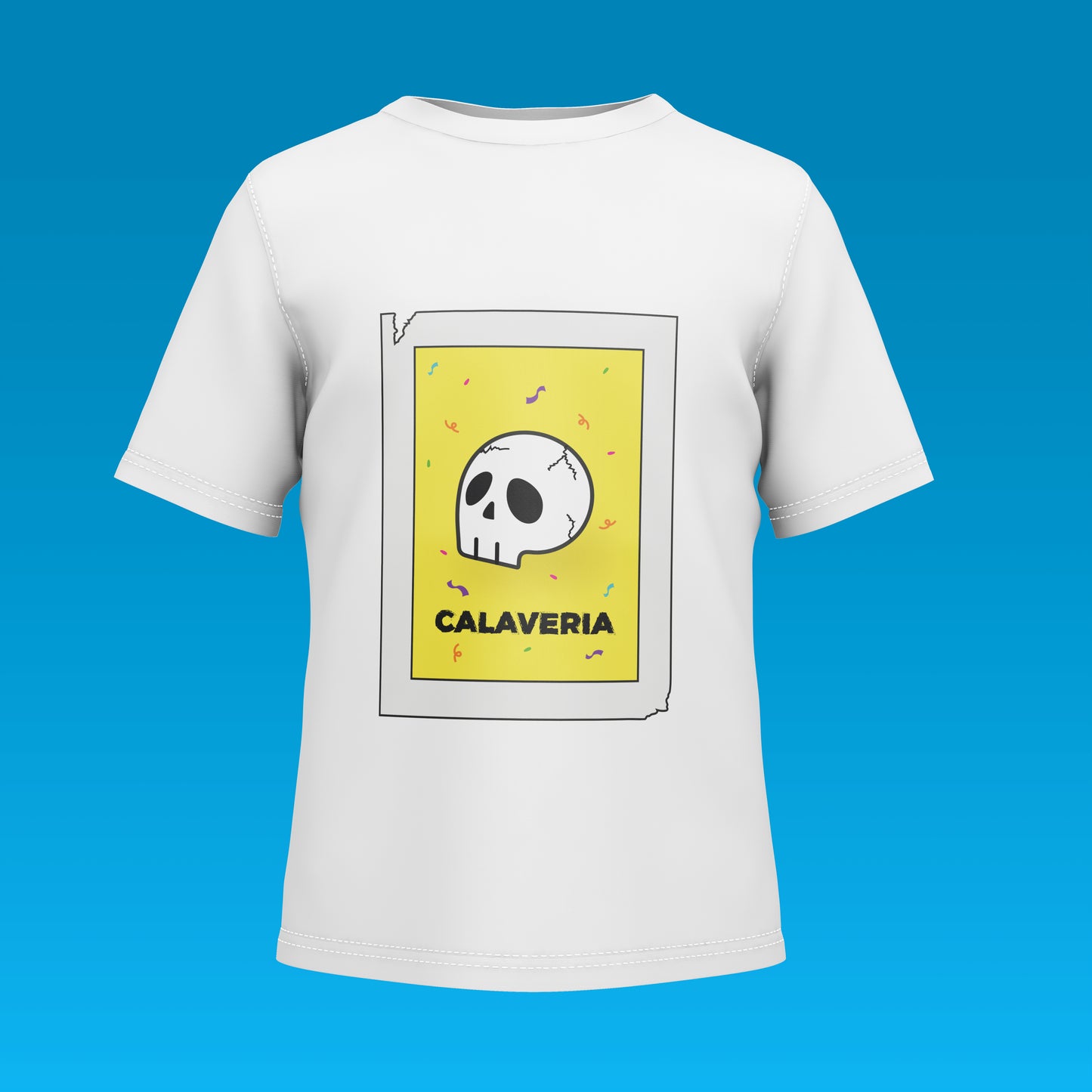 Playera Calaveria - Diseño para Niño y Niña Calavera Loteria