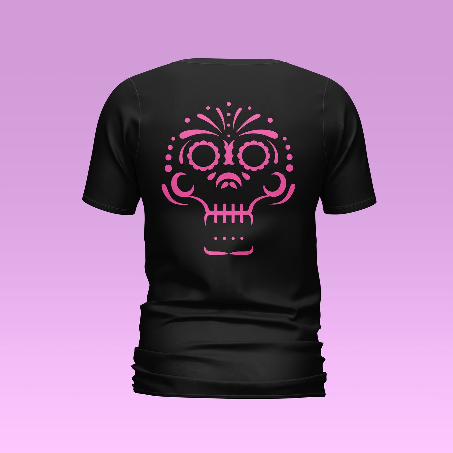 Playera Calaveria - Diseño para Hombre Calavera Talavera en negro