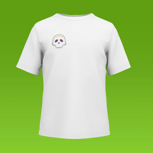 Playera Calaveria - Diseño para Niño y Niña Calavera Papel Picado