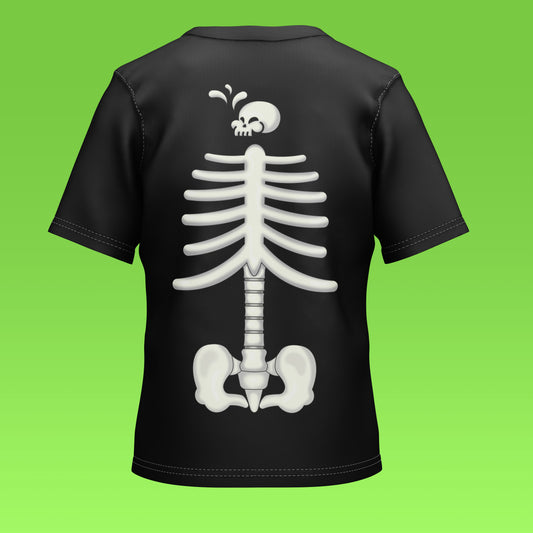 Playera Calaveria - Diseño para niño y niña Costillas