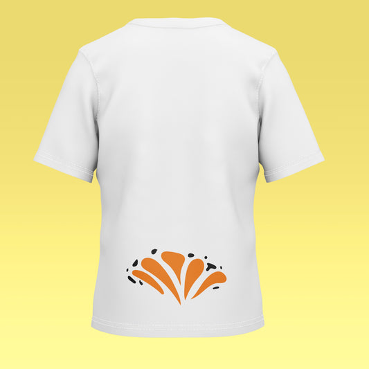 Playera Calaveria - Diseño para Niño y Niña Calavera Monarca al Frente