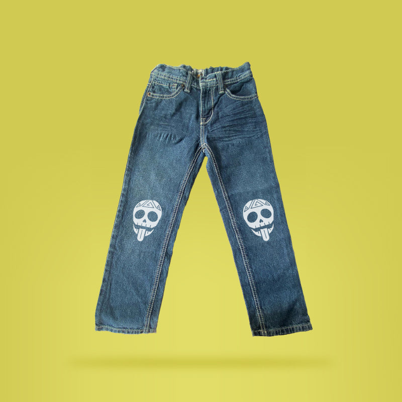 Pantalón Calaveria - Diseño Azteca para niño