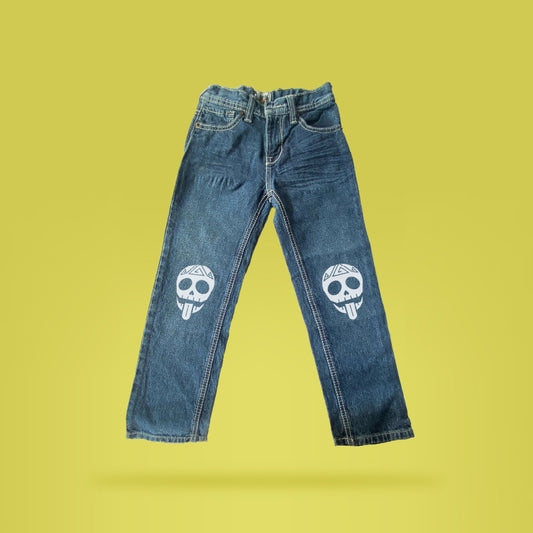 Pantalón Calaveria - Diseño Azteca para niño