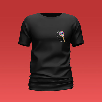 Playera Calaveria - Diseño para Hombre Con Balero en negro