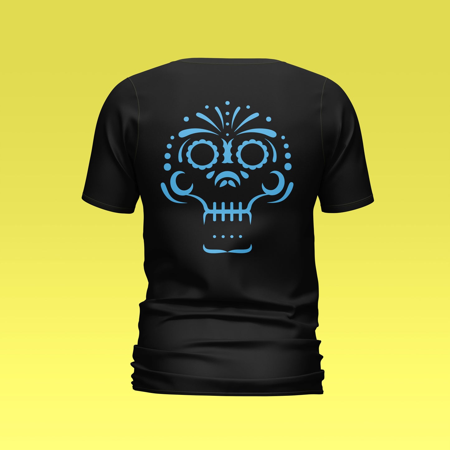 Playera Calaveria - Diseño para Hombre Calavera Talavera en negro