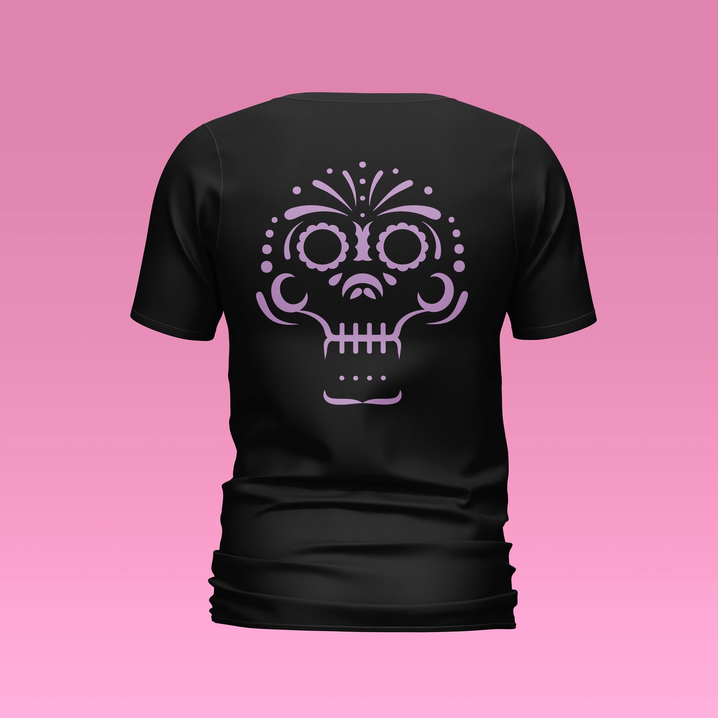Playera Calaveria - Diseño para Hombre Calavera Talavera en negro