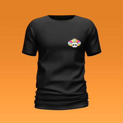 Playera Calaveria - Diseño para Hombre Calavera con Sombrero en negro