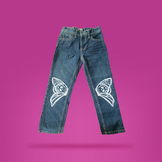 Pantalón Calaveria - Diseño alas de mariposa para niña