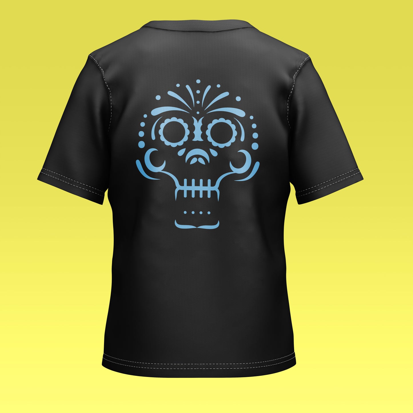 Playera Calaveria - Diseño para Niño y Niña Calavera Talavera en negro