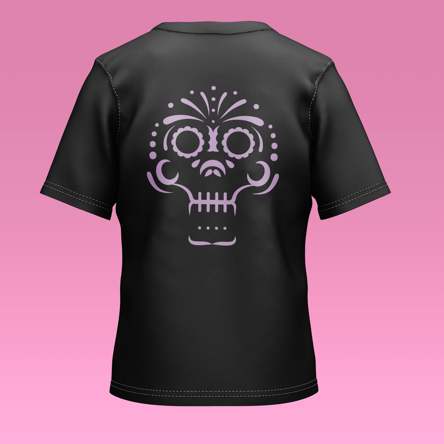 Playera Calaveria - Diseño para Niño y Niña Calavera Talavera en negro