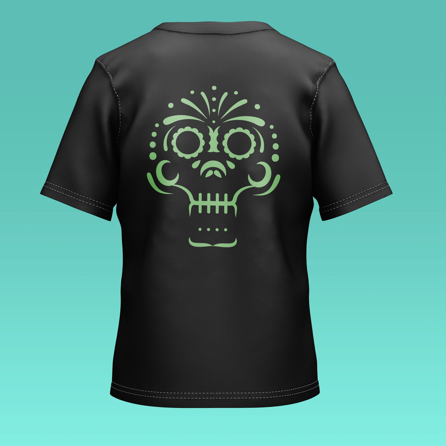 Playera Calaveria - Diseño para Niño y Niña Calavera Talavera en negro