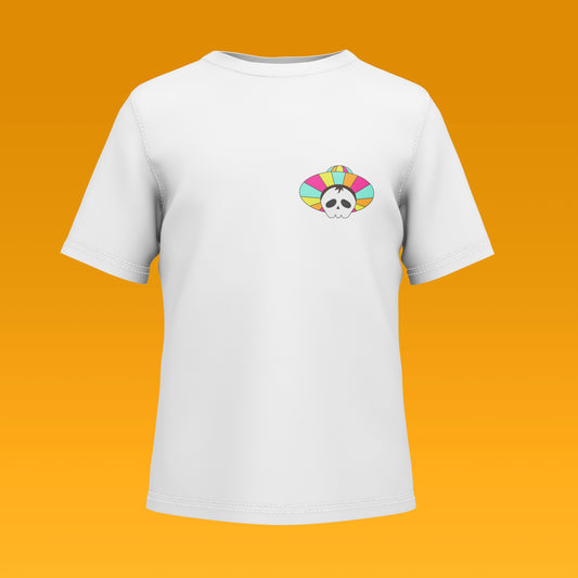 Playera Calaveria - Diseño para Niño y Niña Calavera con Sombrero