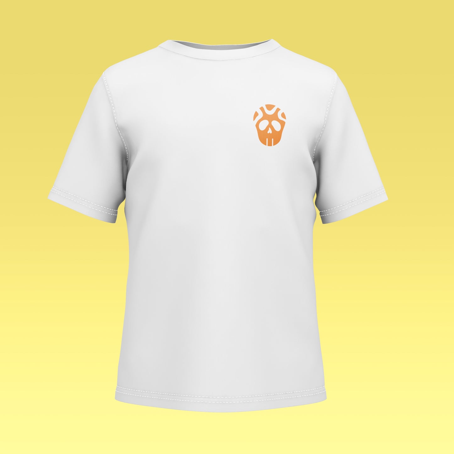 Playera Calaveria - Diseño para Niño y Niña Calavera Monarca en la Espalda